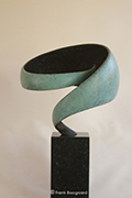 fotodocument bronzen beeld Ingewikkeld